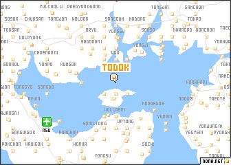 map of Todok