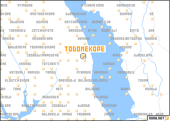 map of Todomé Kopé