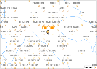 map of Todomé