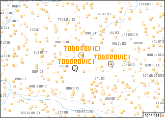 map of Todorovići