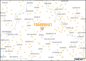 map of Todorovići