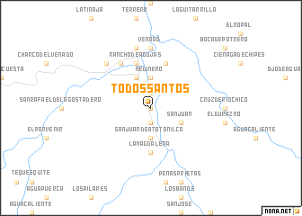 map of Todos Santos