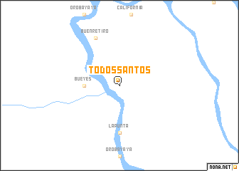 map of Todos Santos
