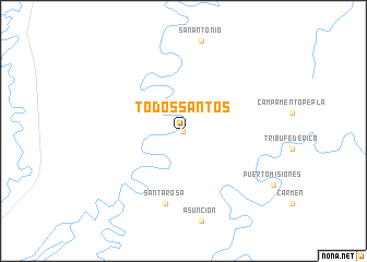 map of Todos Santos