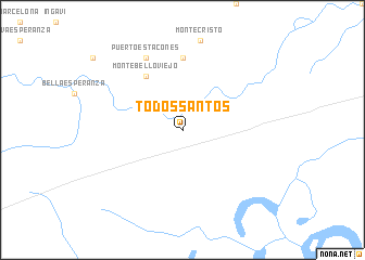 map of Todos Santos