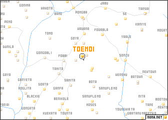 map of Toemoi