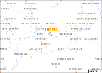 map of Toffia