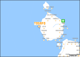 map of Togafo