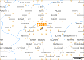 map of Togba