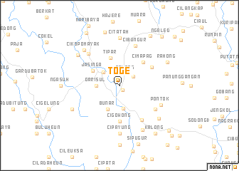 map of Toge