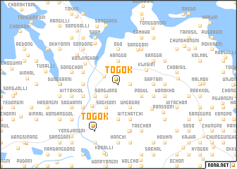 map of T\