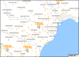 map of Togol