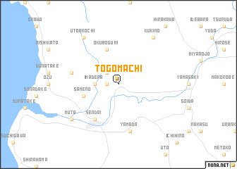 map of Tōgōmachi