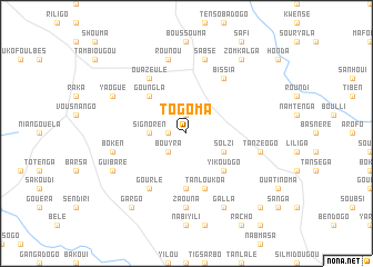 map of Togoma
