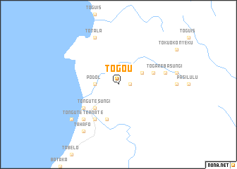 map of Togou
