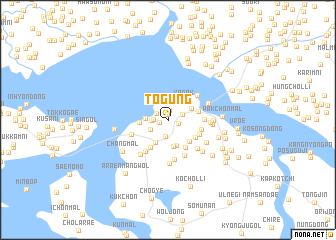map of Tŏgung