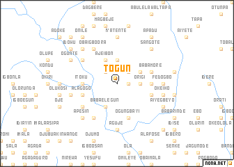 map of Togun