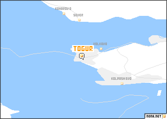 map of Togur