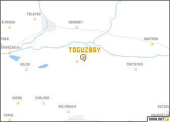 map of Toguzbay