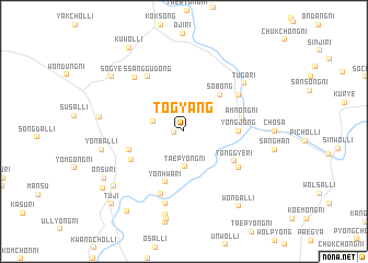 map of Tŏgyang