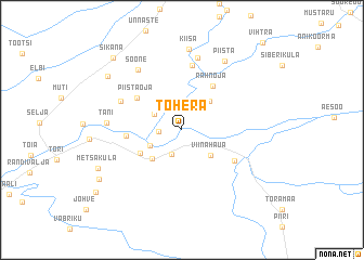 map of Tohera