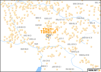 map of Toholji