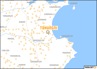 map of Tohŭng-ni