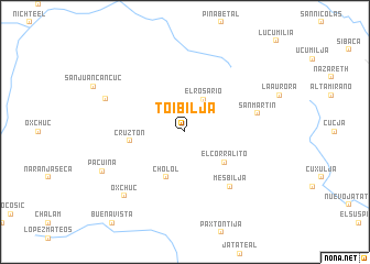 map of Toibiljá