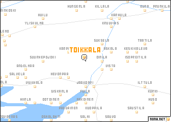 map of Toikkala