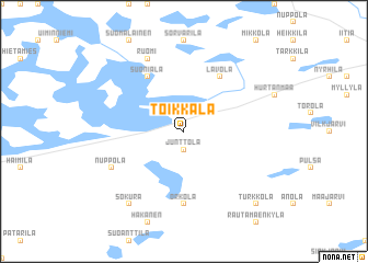 map of Toikkala