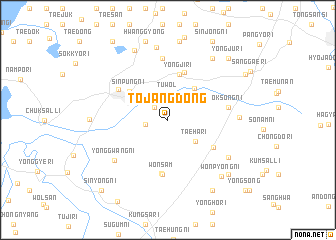 map of Tojang-dong