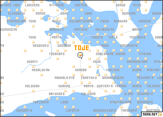 map of Toje