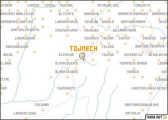 map of Tojmech