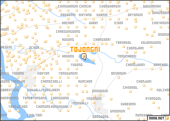 map of T\