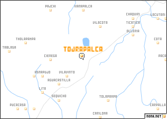 map of Tojrapalca