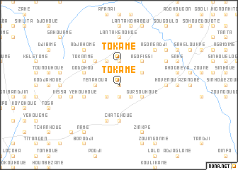 map of Tokamé