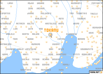 map of Tokanu