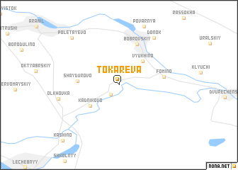 map of Tokarëva