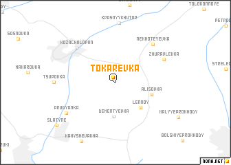 map of Tokarevka