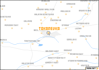 map of Tokarëvka