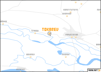 map of Tokarëv