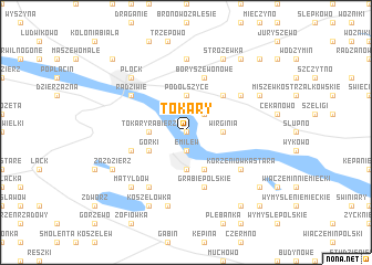 map of Tokary