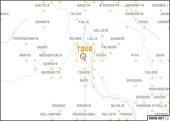 map of Toka
