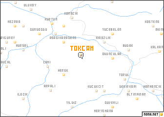 map of Tokçam