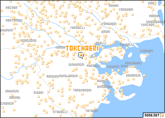 map of Tŏkchae-ri