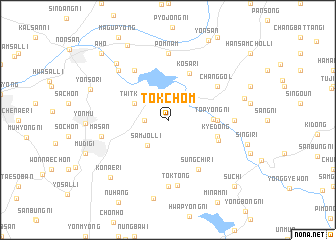 map of Tokchŏm