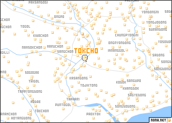 map of Tŏkchŏ