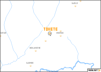 map of Tokete