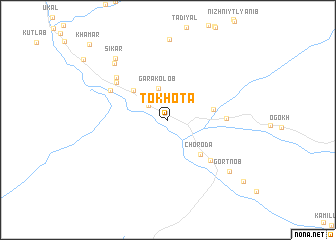 map of Tokhota