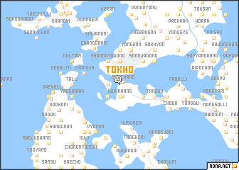 map of Tŏkho